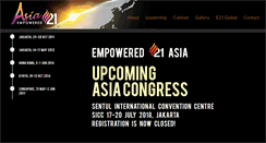 Desktop Screenshot of empowered21asia.com