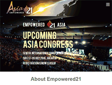 Tablet Screenshot of empowered21asia.com